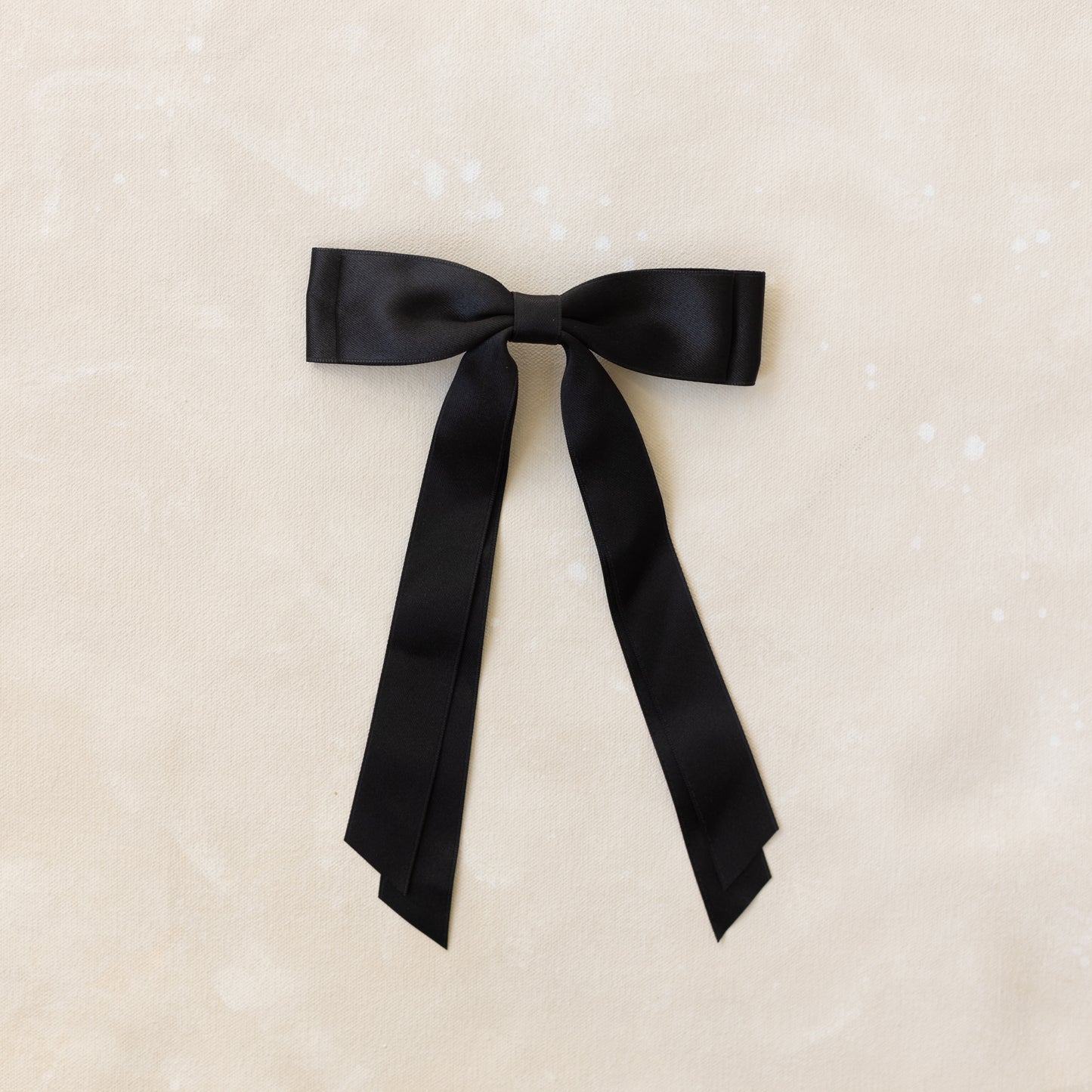 Bow Barrette// Ebony