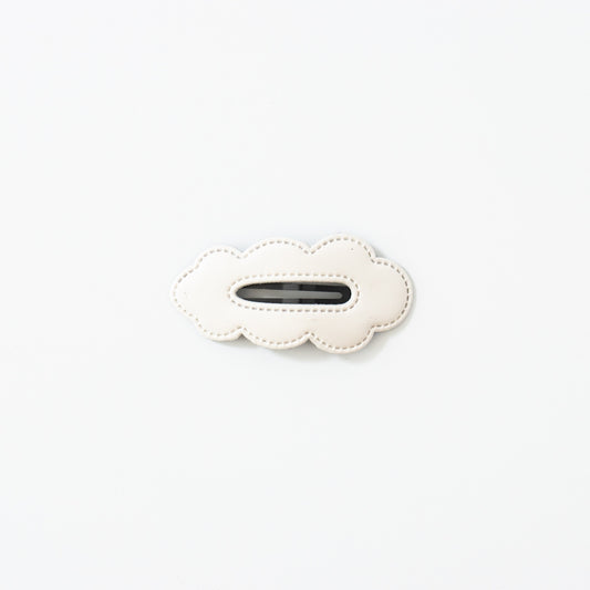 Leather Snap Clip // Wisp