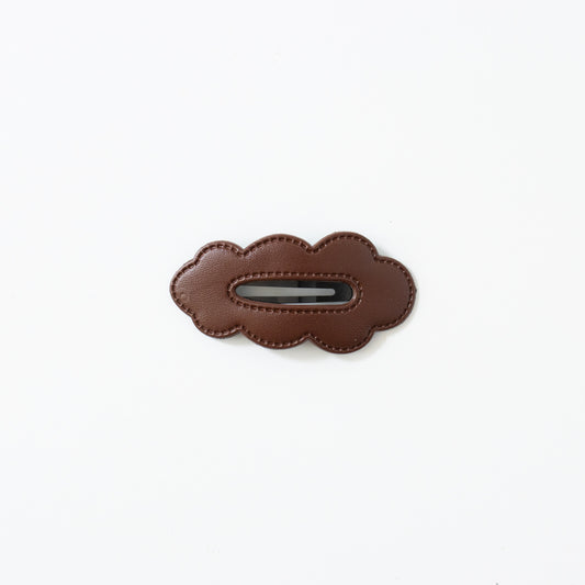 Leather Snap Clip // Barrel